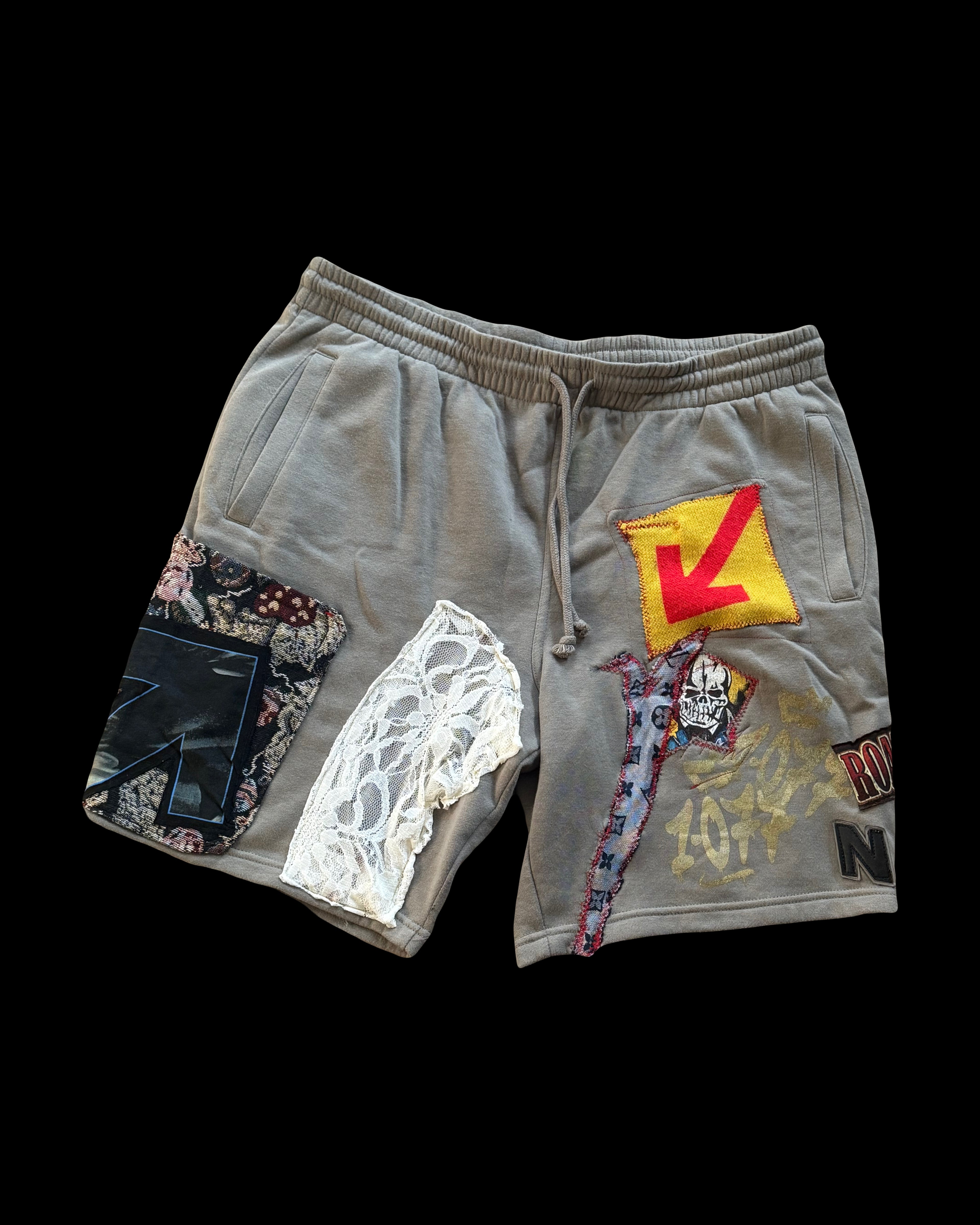 1OF1 PATCHWORK SHORTS