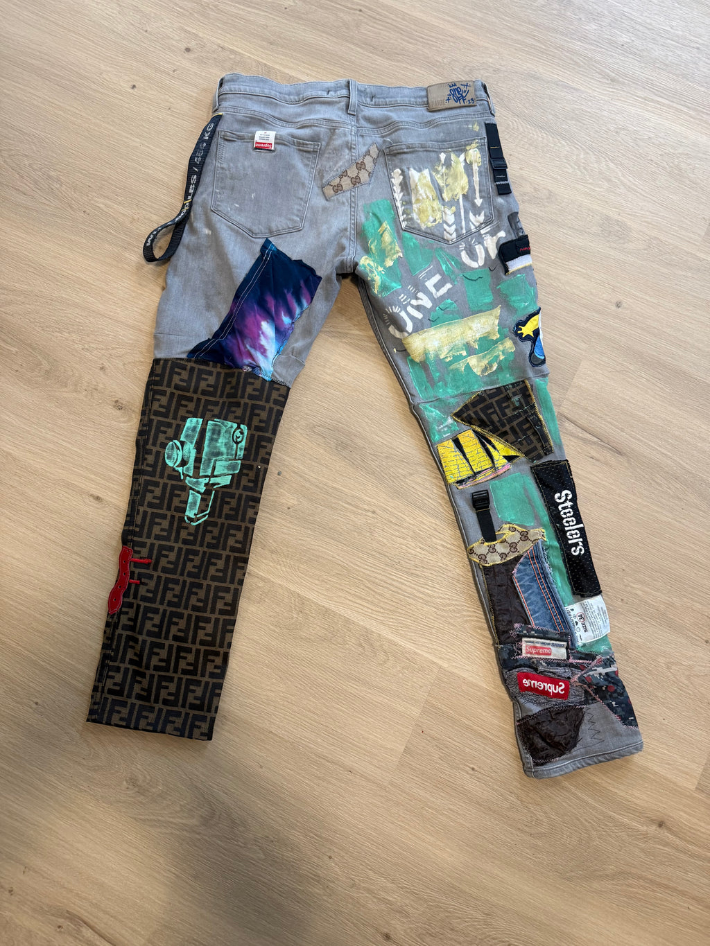 BRAND BEAST patchwork denim (men’s 33)