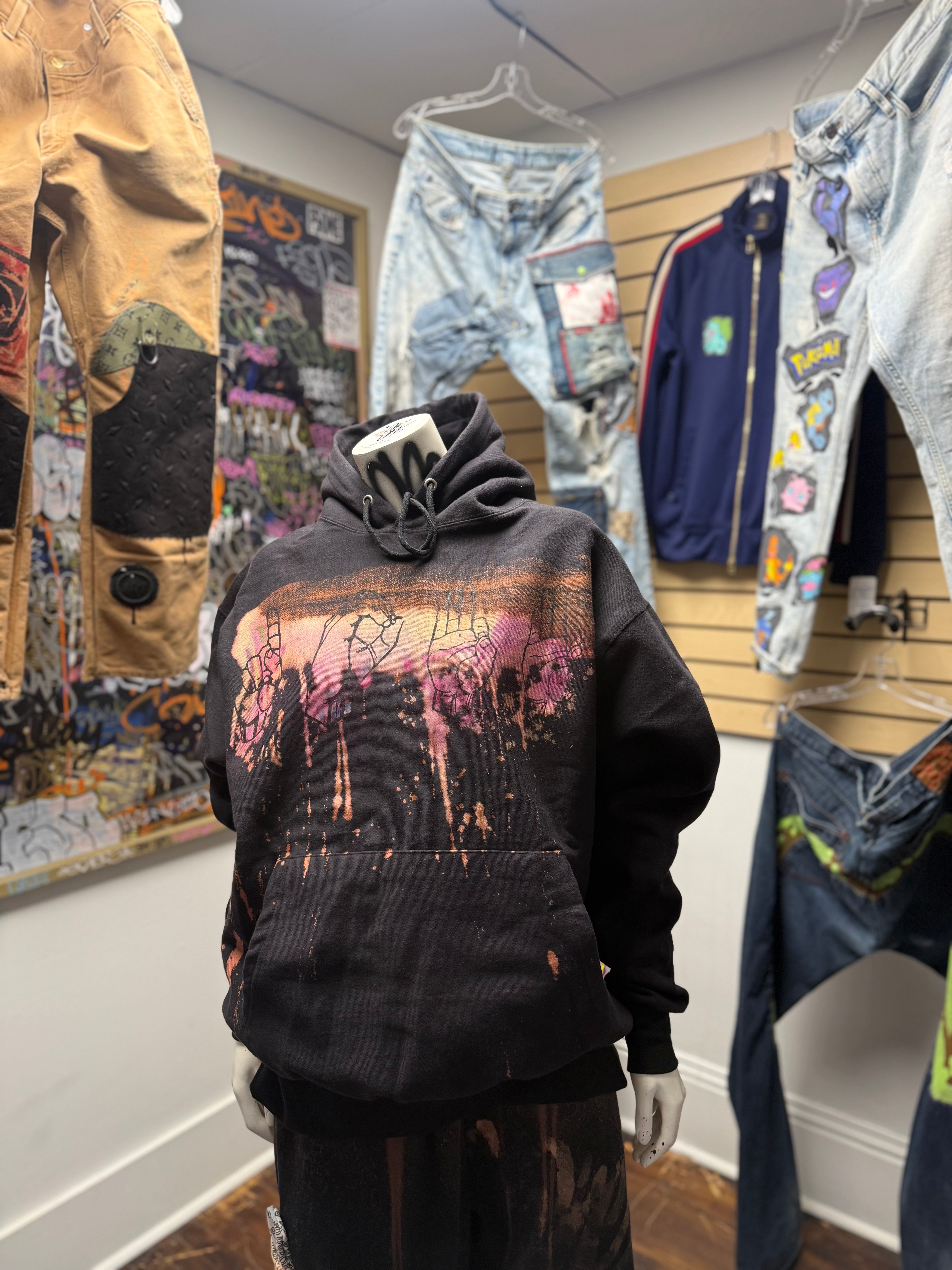 DRIP DYE hoodie (fits up to 2xl)