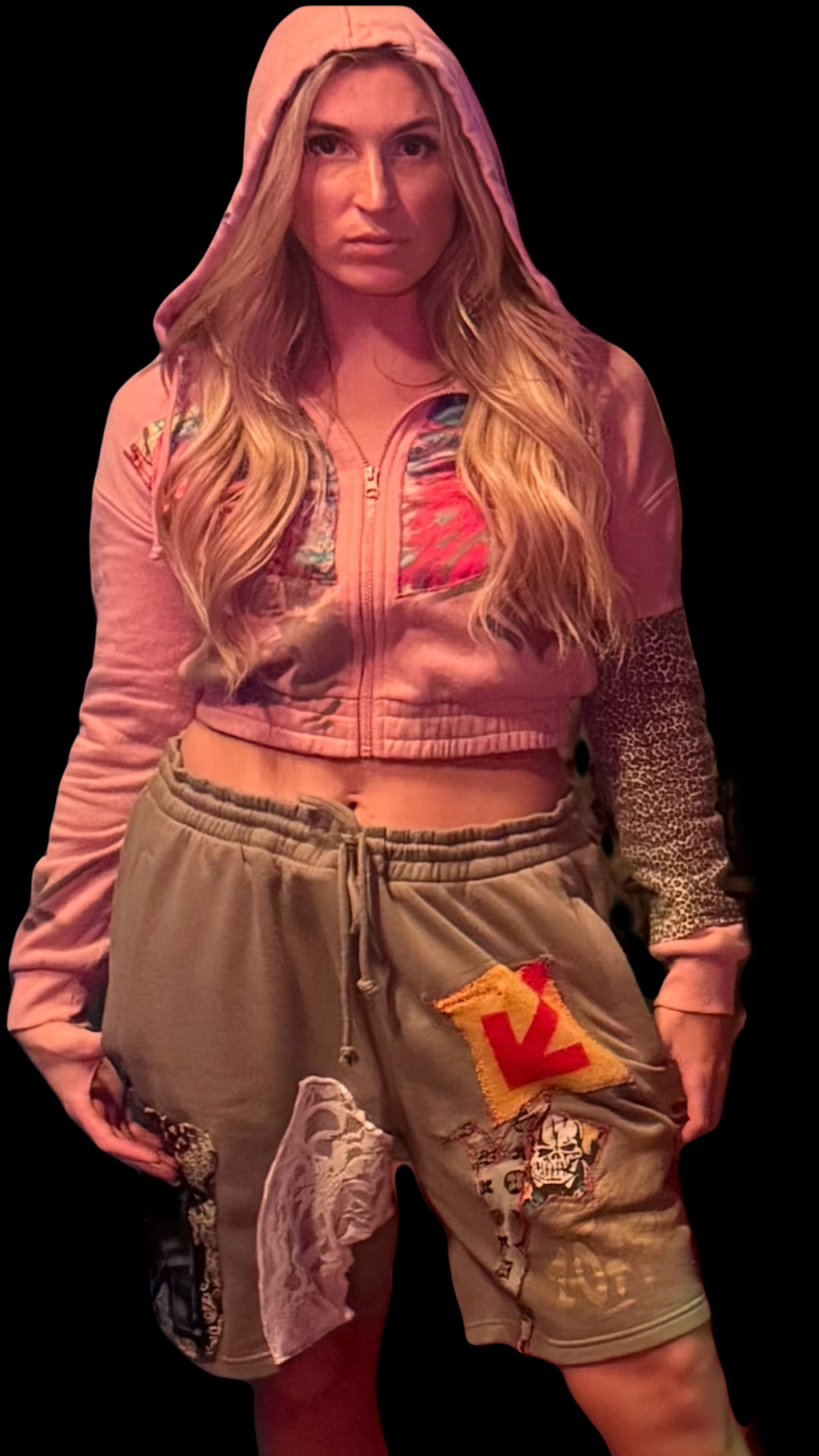 1OF1 PATCHWORK SHORTS