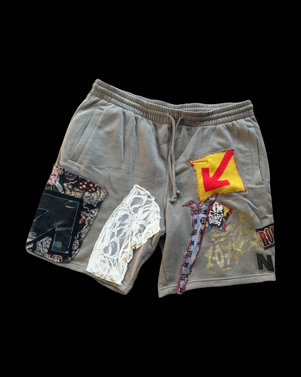 1OF1 PATCHWORK SHORTS