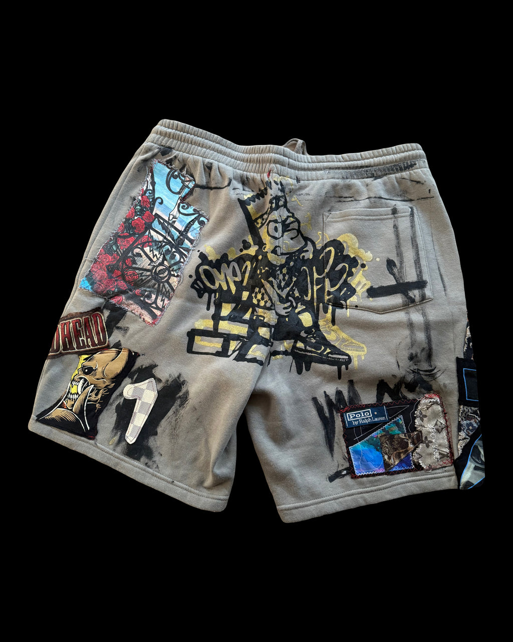 1OF1 PATCHWORK SHORTS