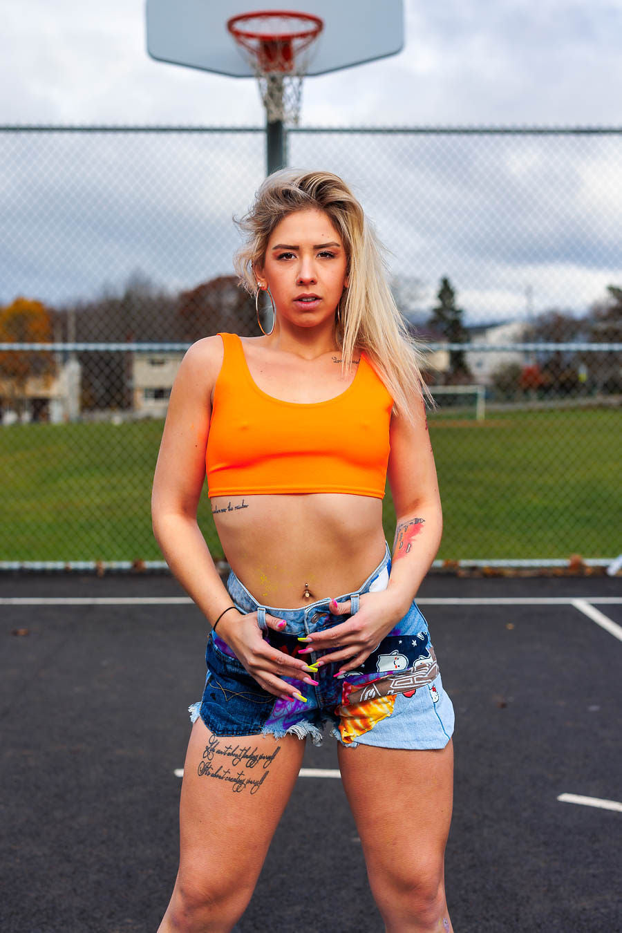 Streets raised me short shorts (size-sm)