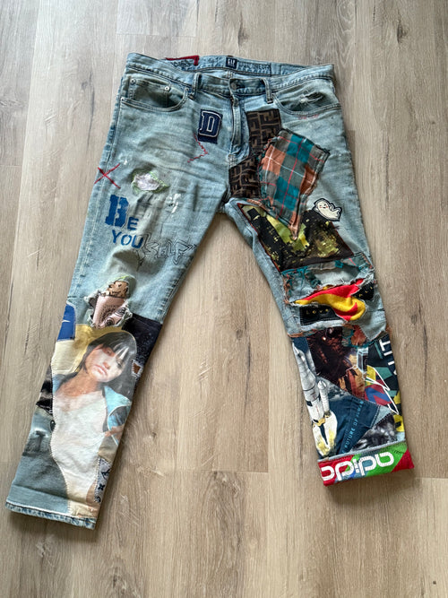 happy cloud denim (34”x30”)