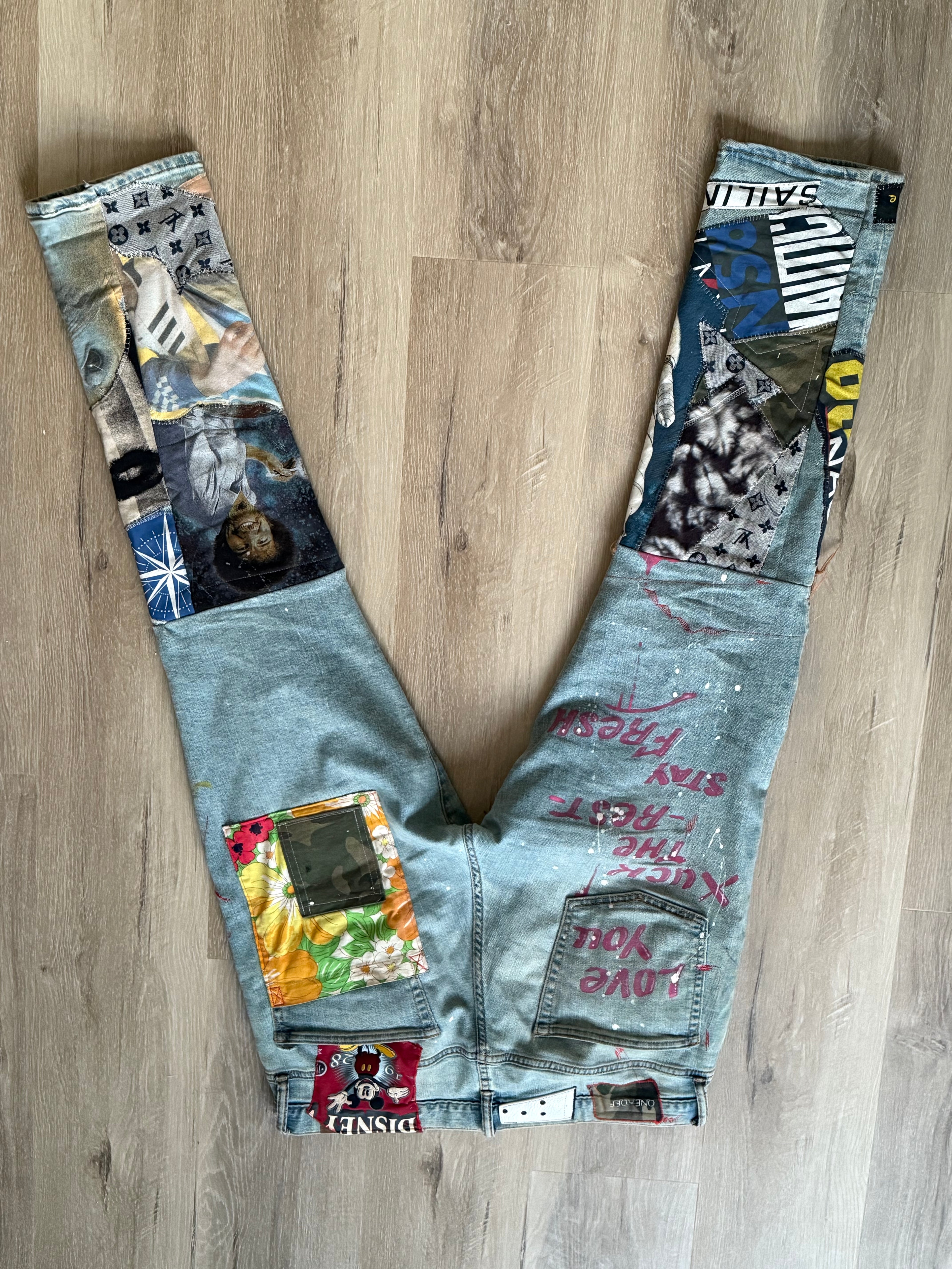 happy cloud denim (34”x30”)