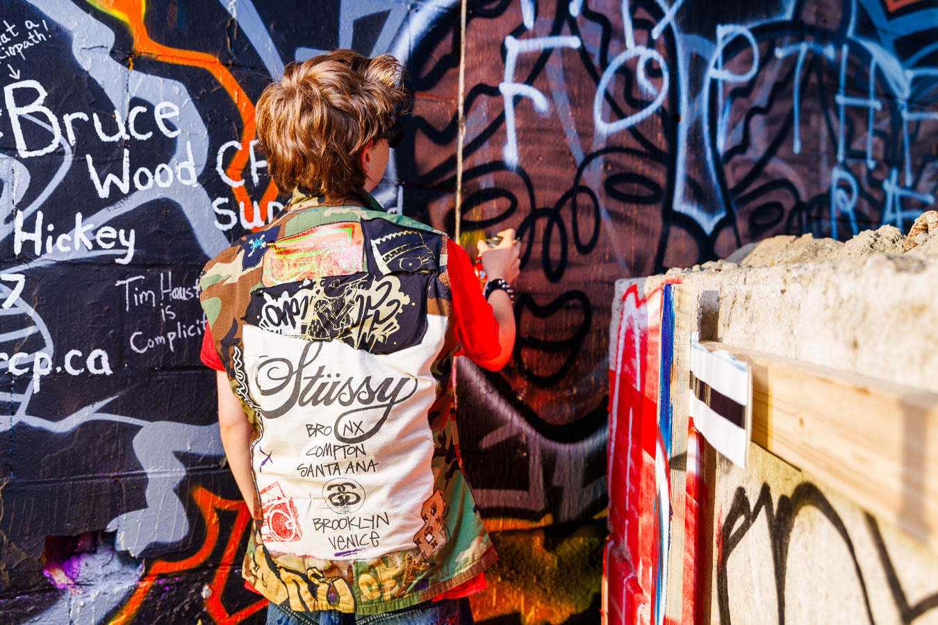 Patched up vest (size: med)